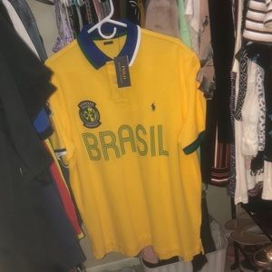 new Yellow ralph lauren polo rugby (Authenticated)
